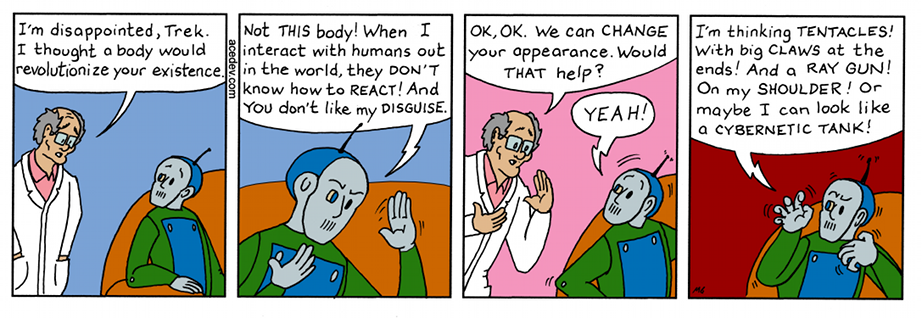 acedev comic, webcomic for Wednesday 08 Nov 2017
